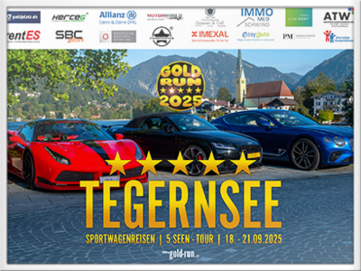 Gold-Run Sportwagenausfahrt - Tegernsee 2025